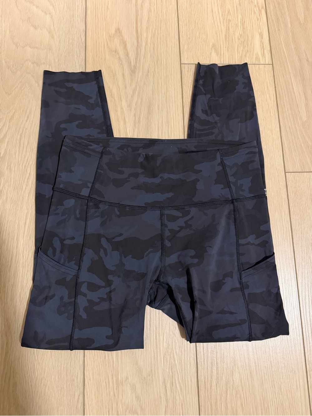 lululemon athletica Women's fast and free High-Rise Camo Leggings - Black